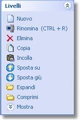 Menu Livelli