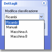 Modifica classificazione