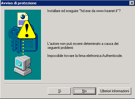 Istruzioni per Explorer 2003