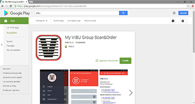 My VIBU Group Scan&Order